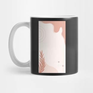 Elegance in Geometry: Aesthetic Abstract Watercolors Mug